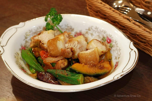 Ginataang Pakbet with Bagnet